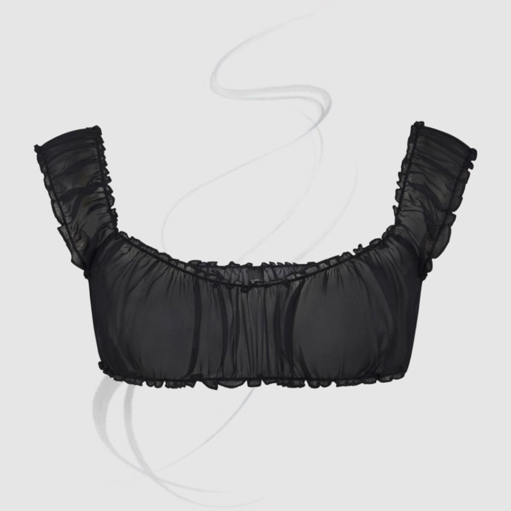 skims romance chiffon top